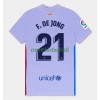 Maillot de Supporter FC Barcelone Frenkie De Jong 21 Extérieur 2021-22 Pour Homme